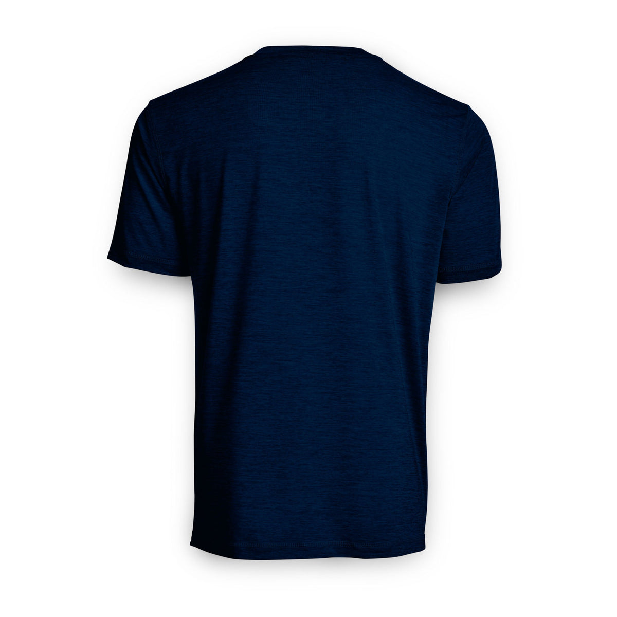 Iconic SS Performance - Navy Heather back
