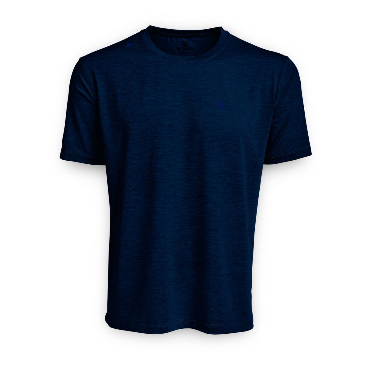 Iconic SS Performance - Navy Heather front