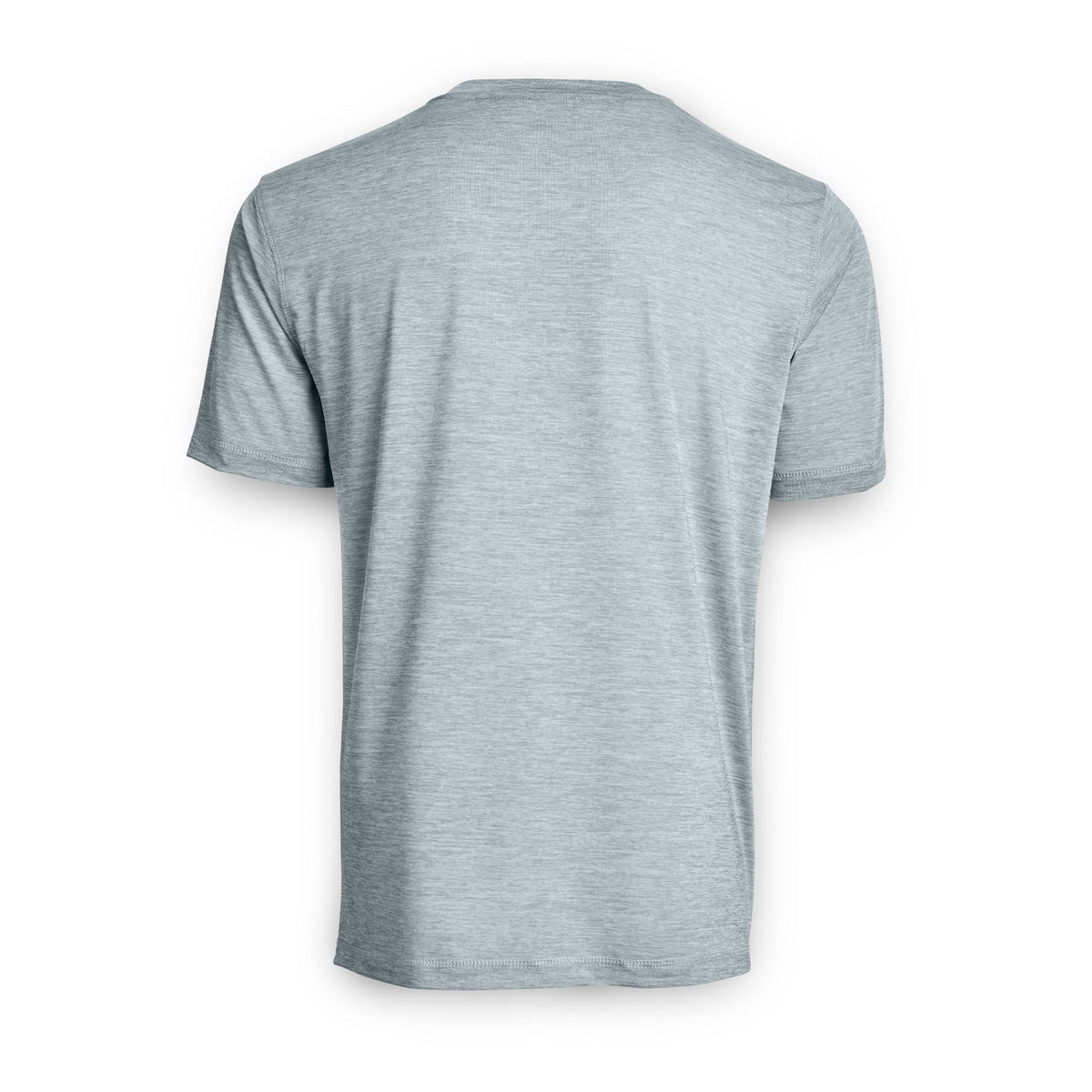 Iconic SS Performance - Grey Heather back