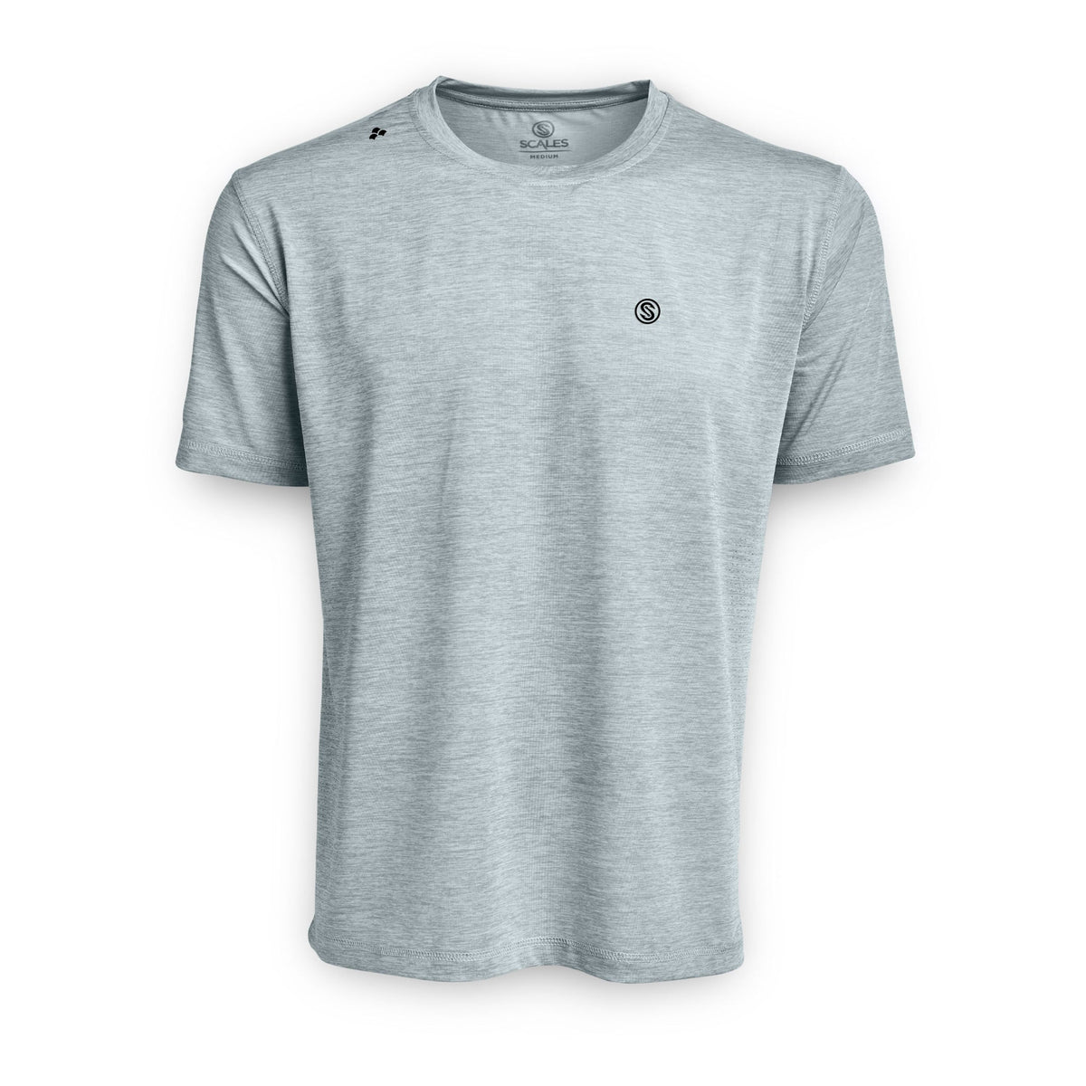 Iconic SS Performance - Grey Heather front