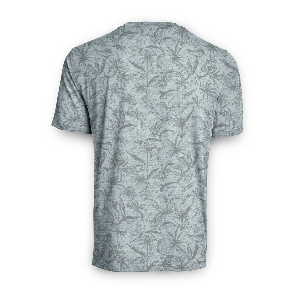 Loose Lines SS Performance - Grey Heather back