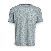Loose Lines SS Performance - Grey Heather front