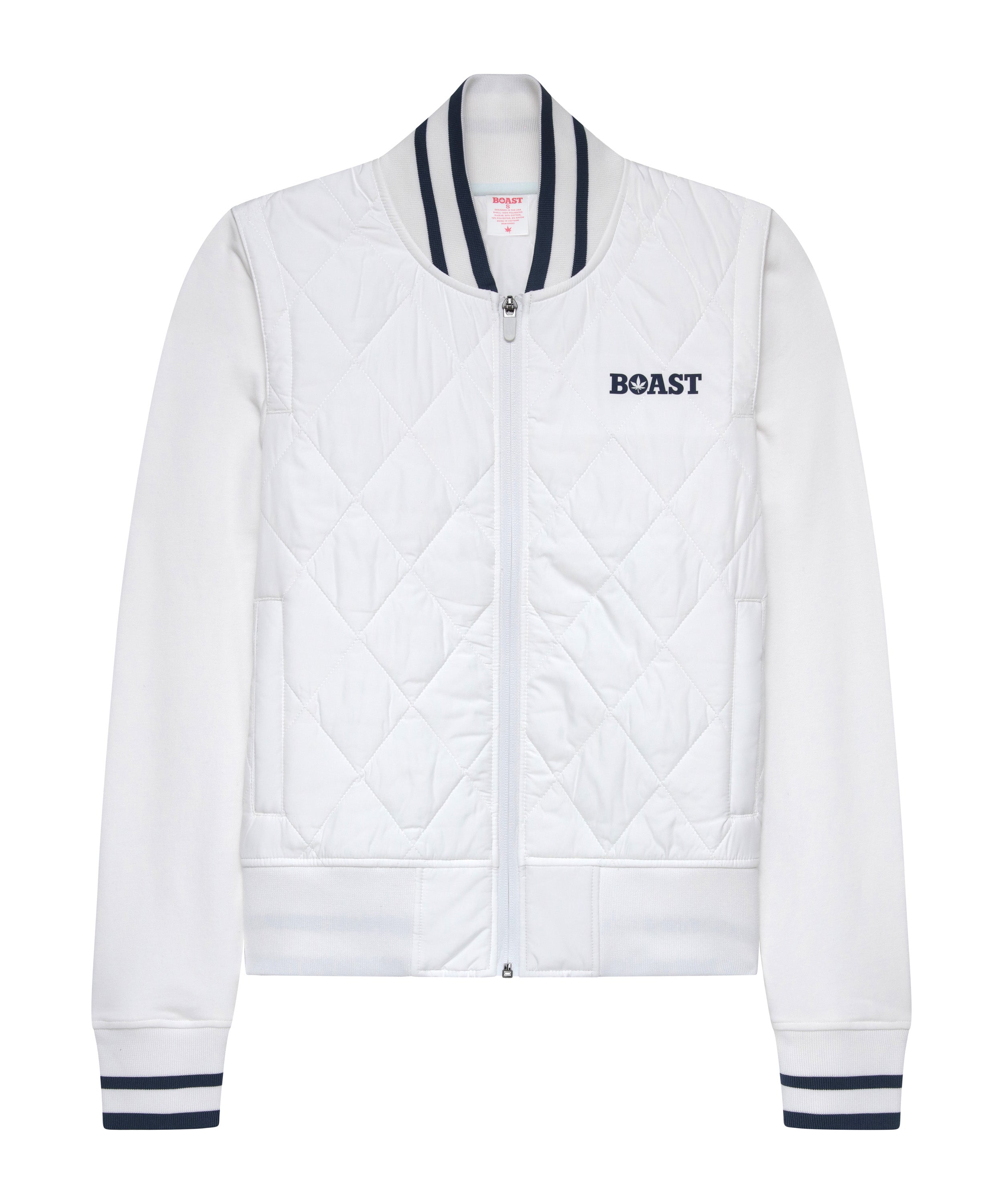 Quilted Varsity Bomber
