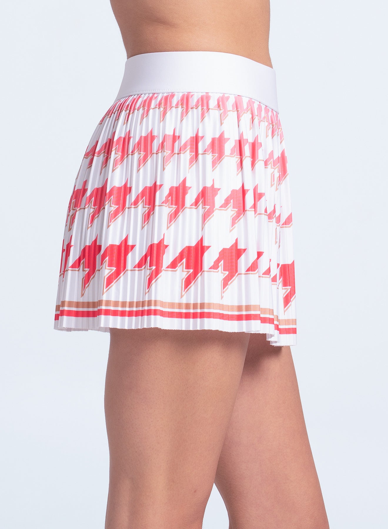 Legacy Ombre Pleated Skirt - WHITE