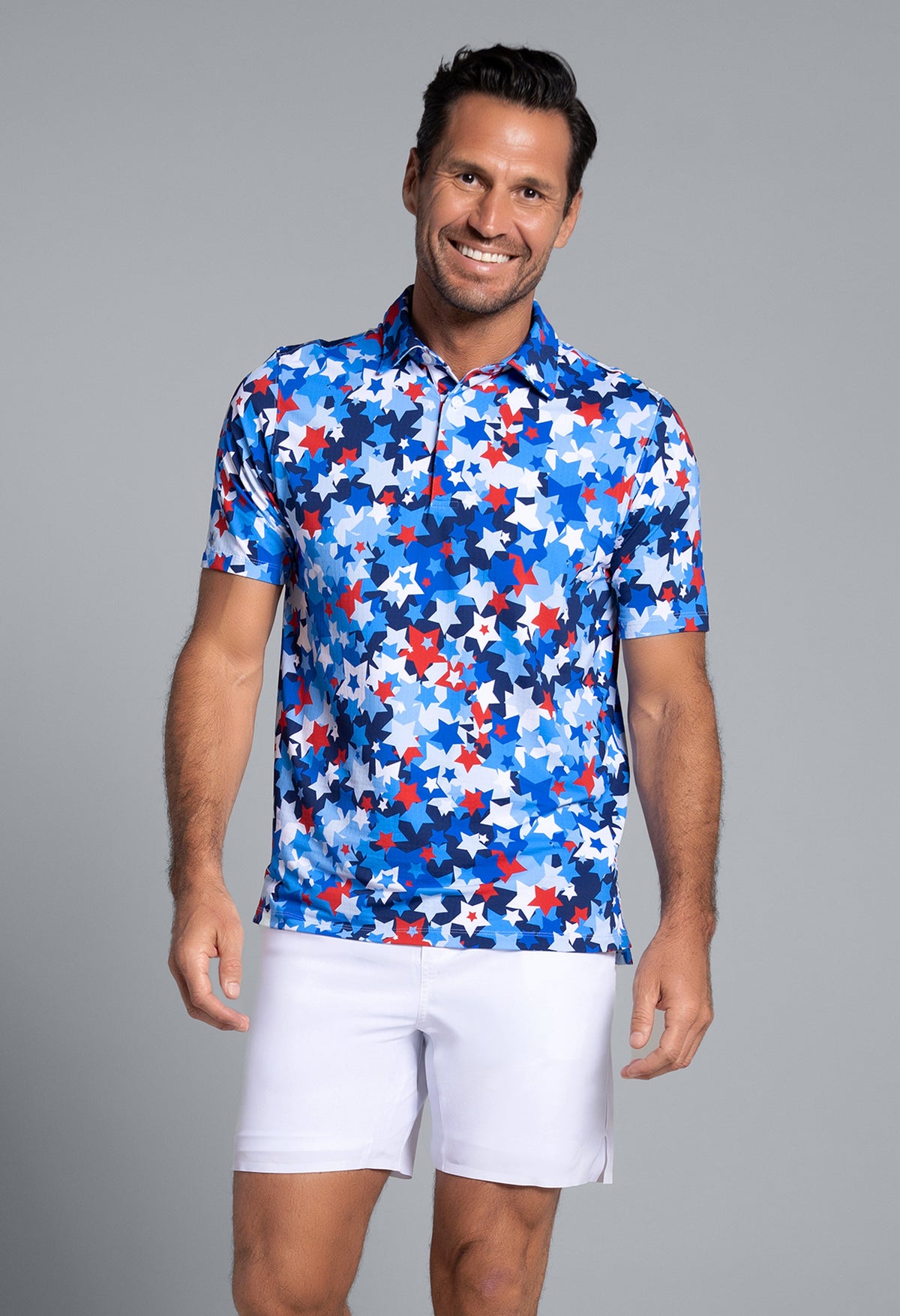 M SS POLO PRINTED