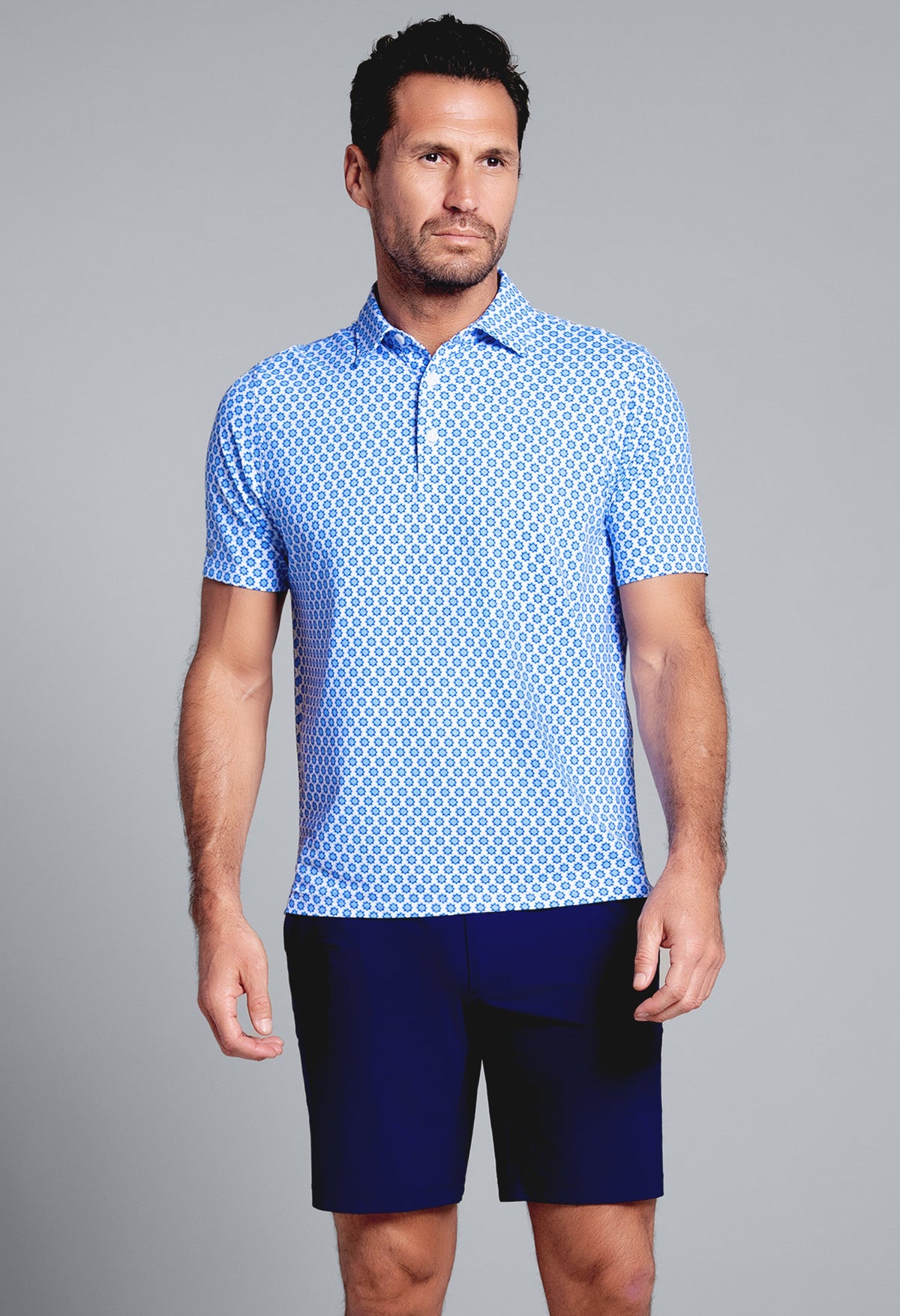 M SS POLO PRINTED