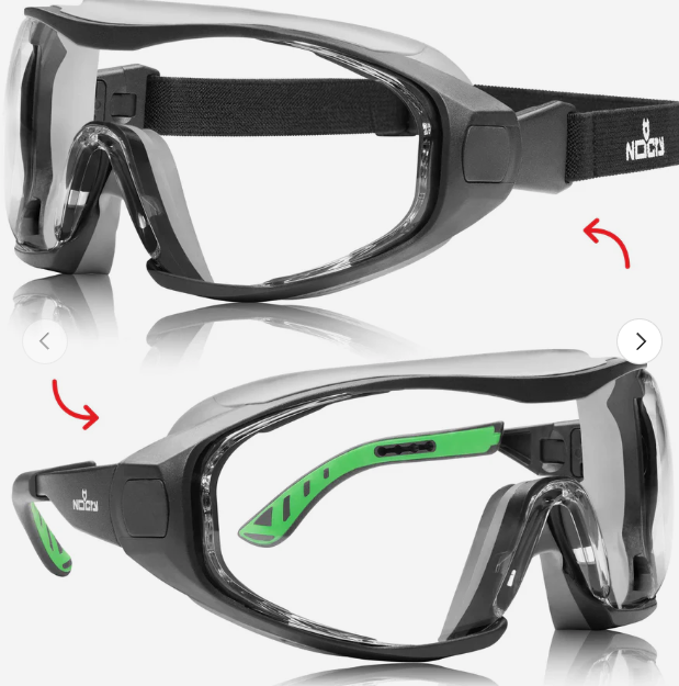 HYBRID PRO INTERCHANGEABLE SAFETY GOGGLES