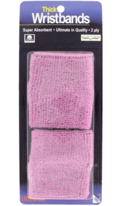 THICK WRISTBANDS PINK