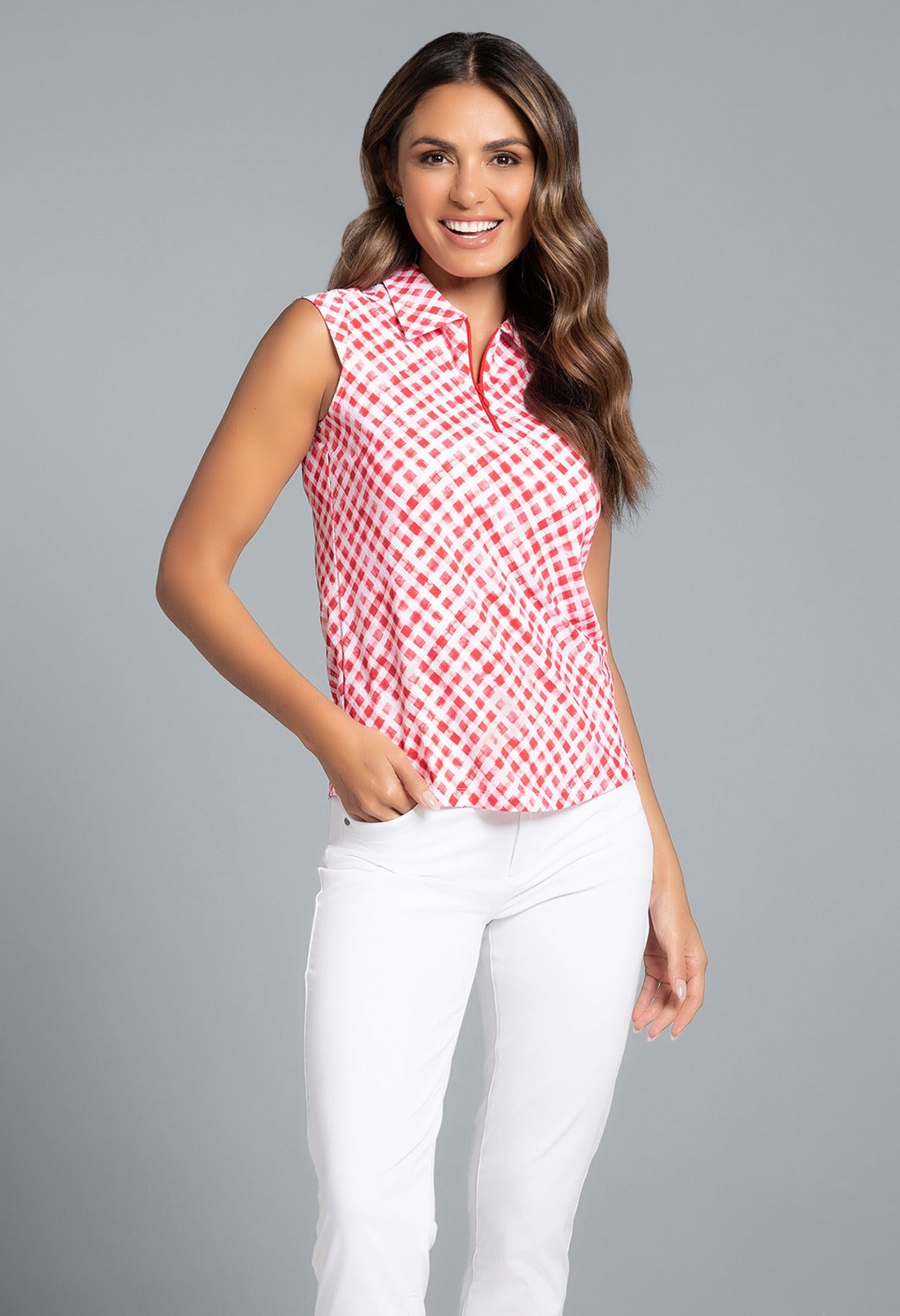 Gingham Red