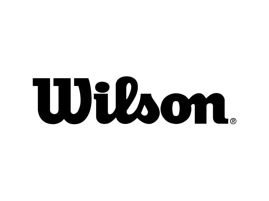 Black 'Wilson' logo on a white background